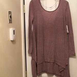 We the free purple oversized top.